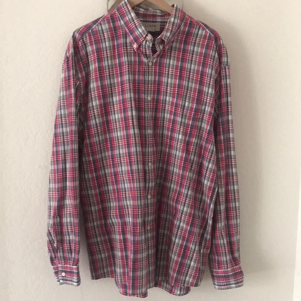 J.Crew plaid button down shirt - Picture 1 of 8
